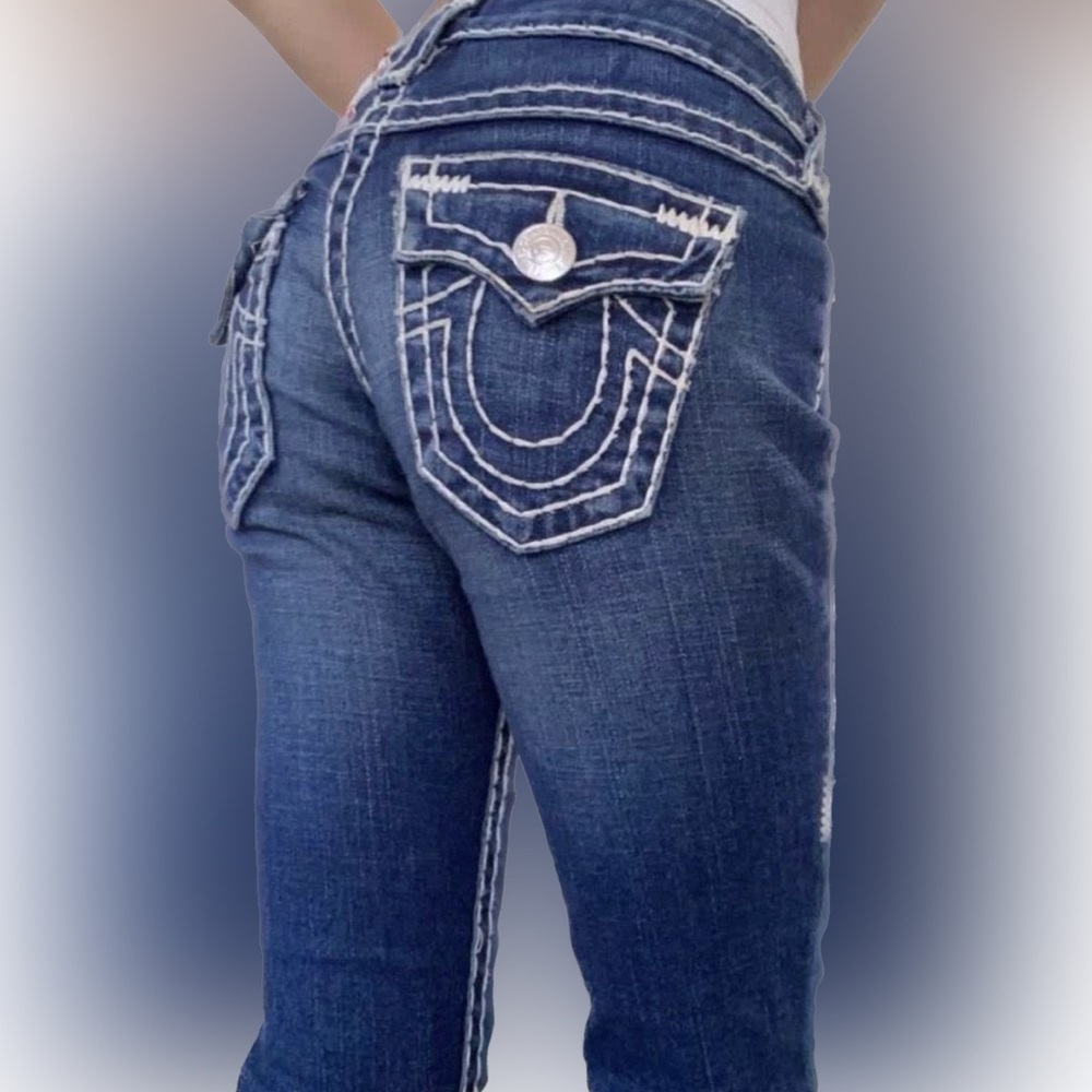 Women’s True Religion Blue Jeans Flare 26” x 30”
